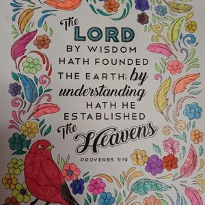 Inspirational adult coloring
